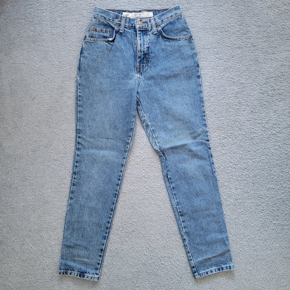 Youth/Women's Genuine 90s/Y2K (made in 90's) Sears Nevada 90's Hi-Rise Slim Jean